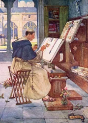 Medieval scribe