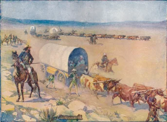 The Bullock-Waggons Wound Slowly Over the Billowy Plains