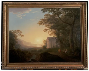 An Ideal Landscape with Temple