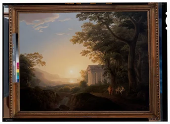 An Ideal Landscape with Temple