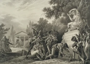 Soldiers Paying Homage to Isabelle Czartoryski