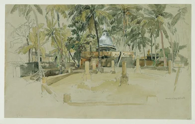 Buddhist Temple in Ceylon (Sri Lanka)