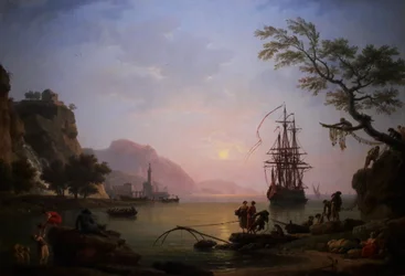 View of a Port in the Morning (The Morning)