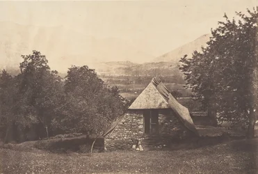 Valley of Argelès near the Farm of Despourreins. St-Sauveur, 1853