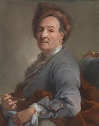 Self-Portrait with a Fur Cap