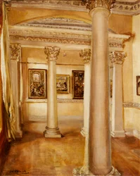Pillar Drawing Room, Chiswick House