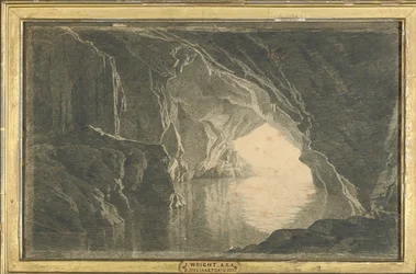 A Grotto in the Gulf of Salerno, Evening, c.1800
