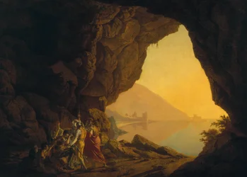 A Grotto in the Kingdom of Naples, with Banditti
