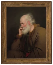 An Old Man, Half-Length, in a Fur-Lined Coat