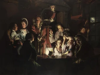 The Experiment with the Bird in the Air Pump