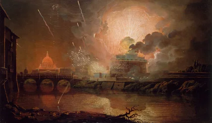 Firework Display at the Castel Sant Angelo