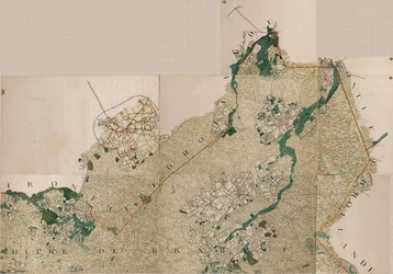 Map of Welde - Weelde, Belgium by Joseph de Ferraris (1726 – 1814)