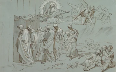God Summons Noah and His Family into the Ark, 1827