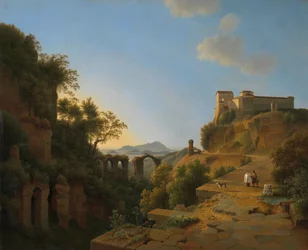 The Gulf of Naples with the Island of Ischia in the Distance