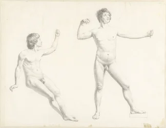 Two Male Nude Studies