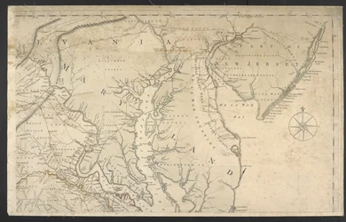 A Map of the Most Inhabited Part of Virginia