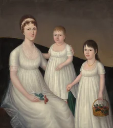 Grace Allison McCurdy Mrs. Hugh McCurdy and Her Daughters, Mary Jane and Letitia Grace, c. 1806