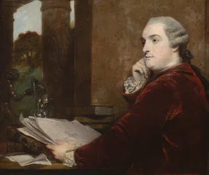 Portrait of William Henry Cavendish Bentinck, 3rd Duke of Portland at His Desk (Detail)