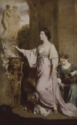Lady Sarah Bunbury Sacrificing to the Graces, 1763-65