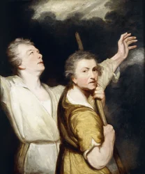 Portrait of the Artist and Thomas Jervais as Adoring Shepherds