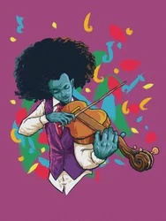 Vibrant Violinist Music