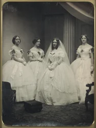 A Bride and Her Bridesmaids