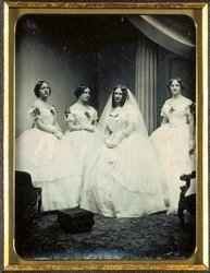 A Bride and Her Bridesmaids