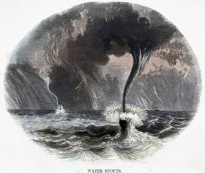 Water Spouts, from Phenomena of Nature