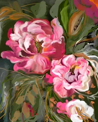 Lush Pink Blooms