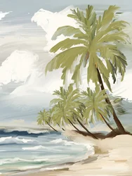 Tropical Beach Palms