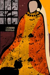 Vibrant Bohemian Woman