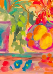 Vibrant Tropical Still Life