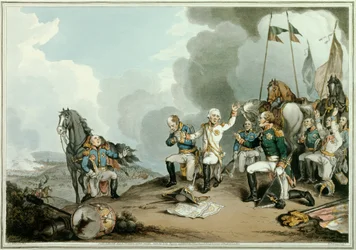 At the Battle of Leipzig