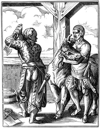 Butcher, 16th Century 1849