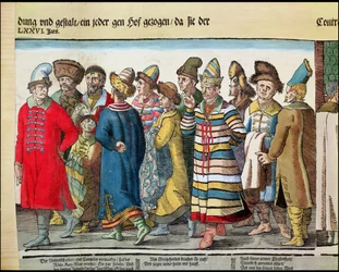 The Great Embassy of Ivan IV of Russia to the Holy Roman Emperor at Regensburg (detail)