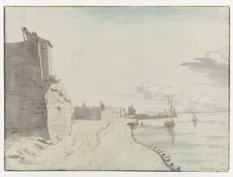 View of the Waterschans Bulwark, Bergen op Zoom