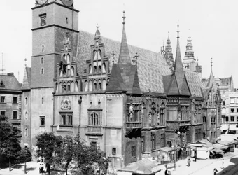 Town Hall, Breslau (modern day Wroclaw) Poland, c.1910