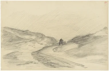 Dune Road with Cart