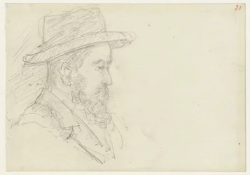 Head of a Man with a Hat