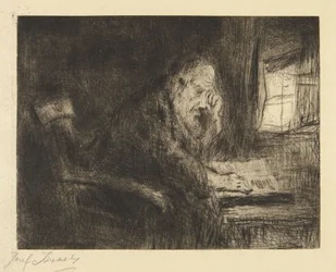 Old Man Reading