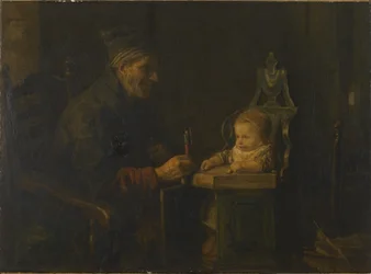 Old Man and Baby