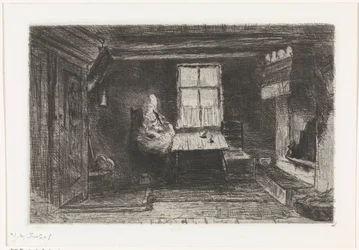 Interior with Mother and Child