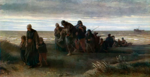 Fishermen Carrying a Drowned Man