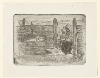 Children by the Pigsty
