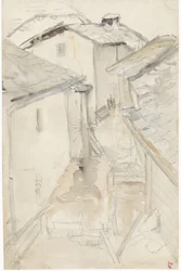 Alley Between Old Houses
