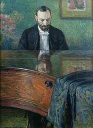Feliks Jasienski (1861-1929) at the Piano, 1908
