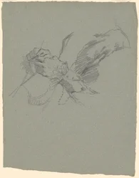 Study of Hands Knitting