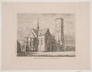 Ribe Cathedral from the Northeast Side