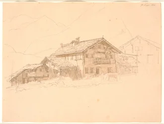 Farmhouse in Tyrol. St. Mary