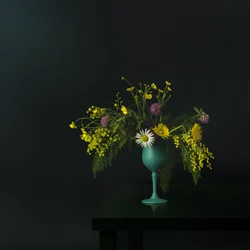 Elegant Wildflower Still Life